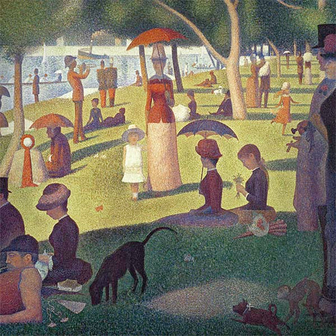 Georges Seurat Sunday Afternoon on the Island of La Grande Jatte MacBook Skins